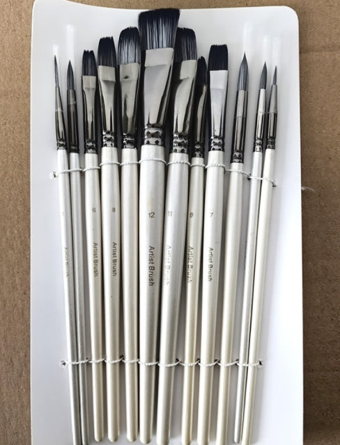 12-Piece Multi-Functional Special-Shaped Brush Set