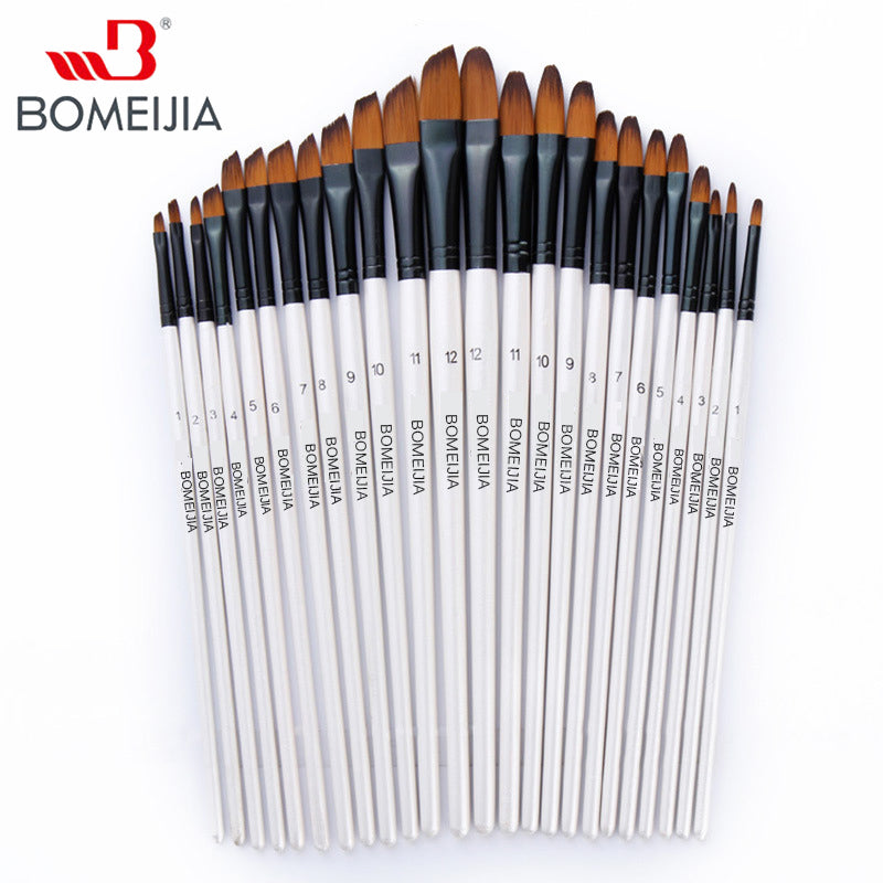 12pc Multi-Media Paint Brush Collection