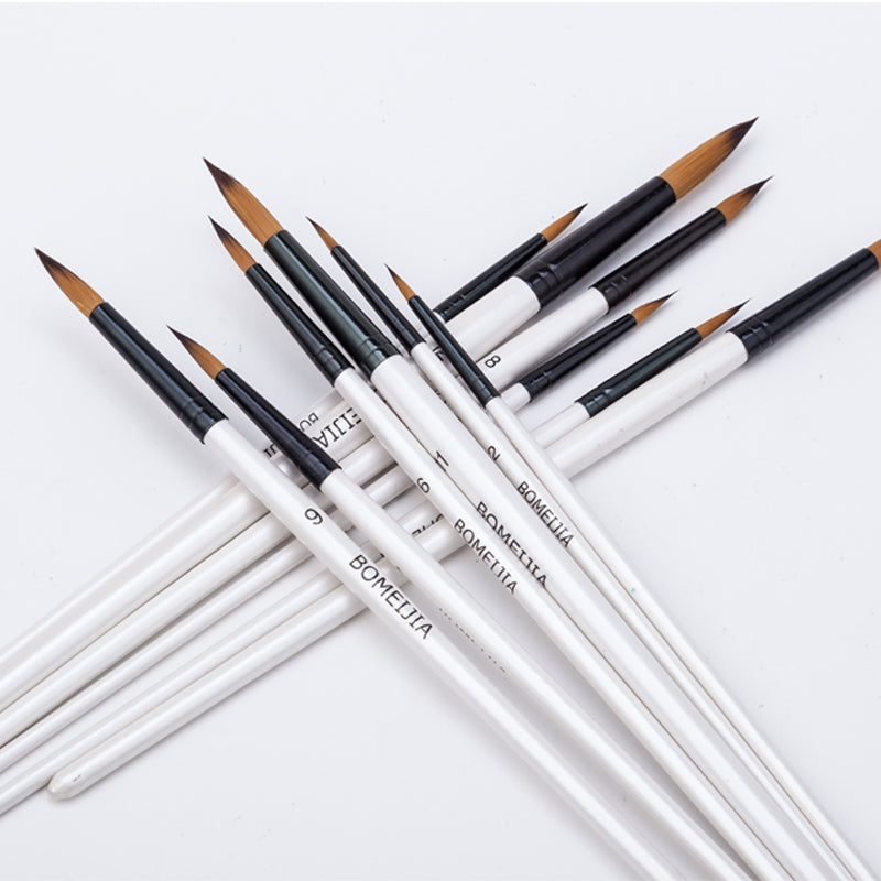 12pc Multi-Media Paint Brush Collection