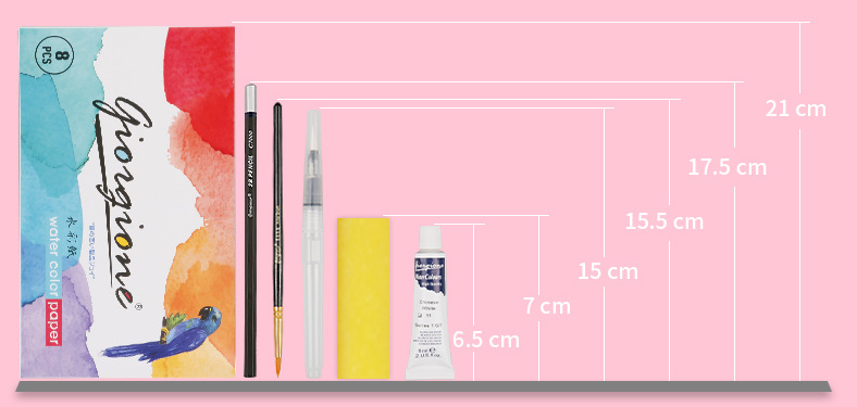 Complete 36/48 Colors Watercolor Paint Set and Accessories